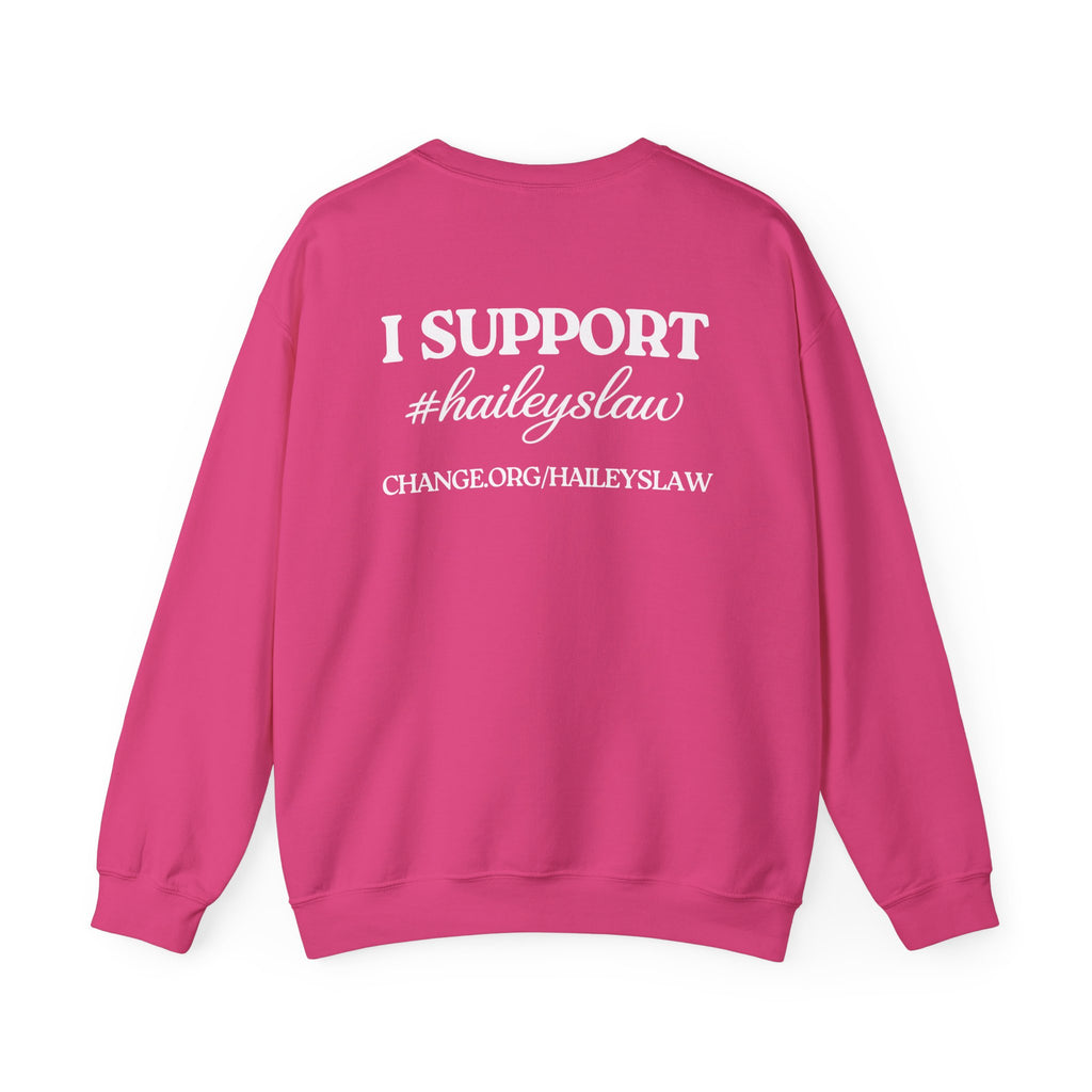 Hailey’s Army Dog Tag Crewneck Sweatshirt