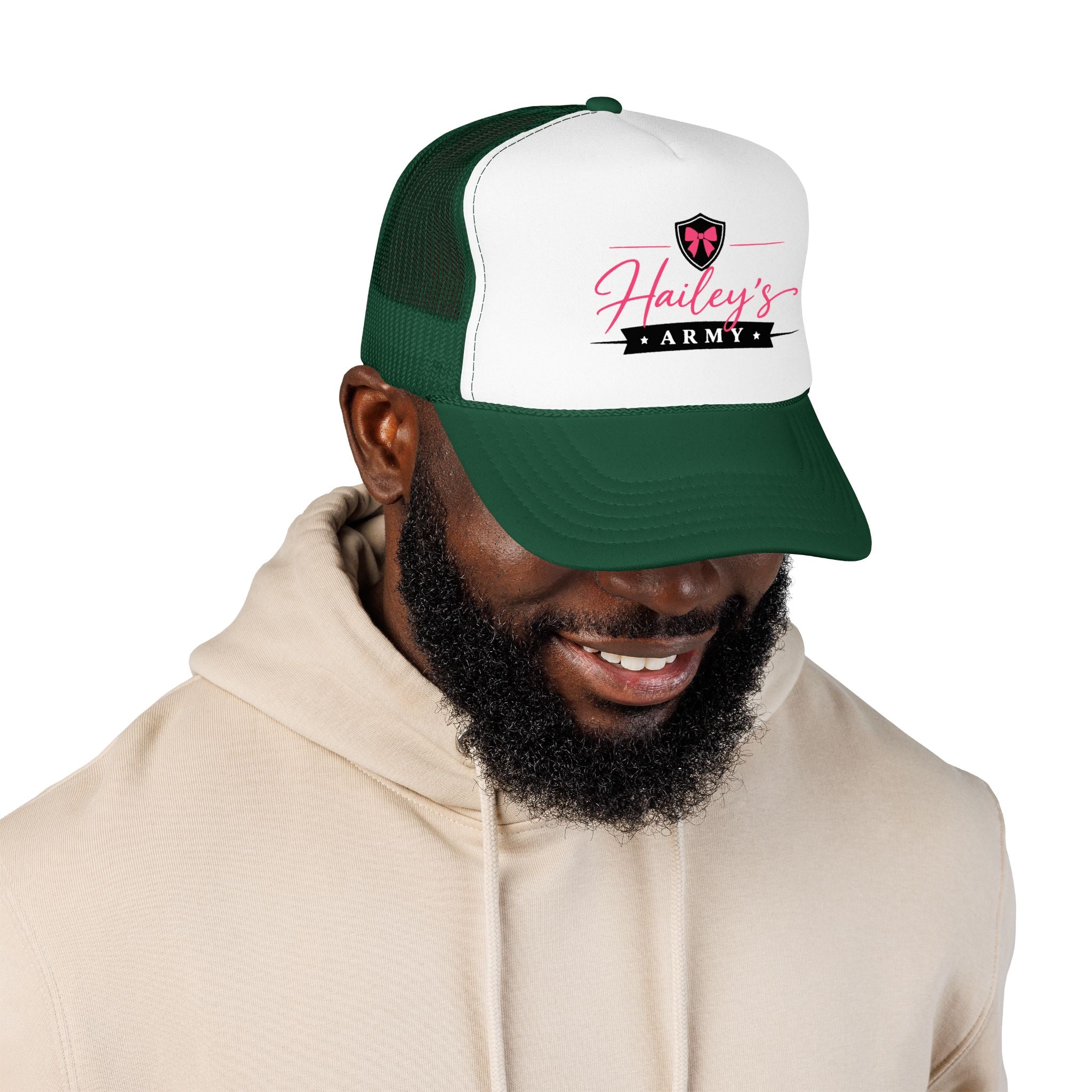 Hailey's Army Trucker Cap