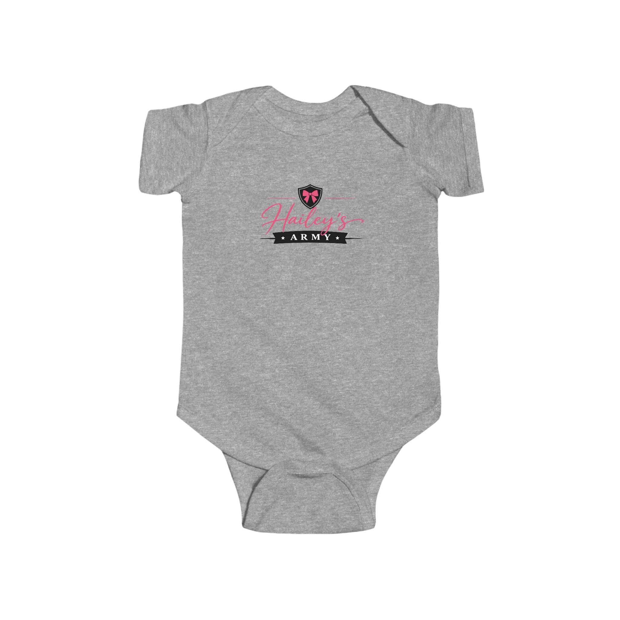 Hailey's Army Logo Onesie