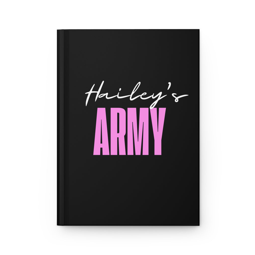 Hailey’s Army Hardcover Journal
