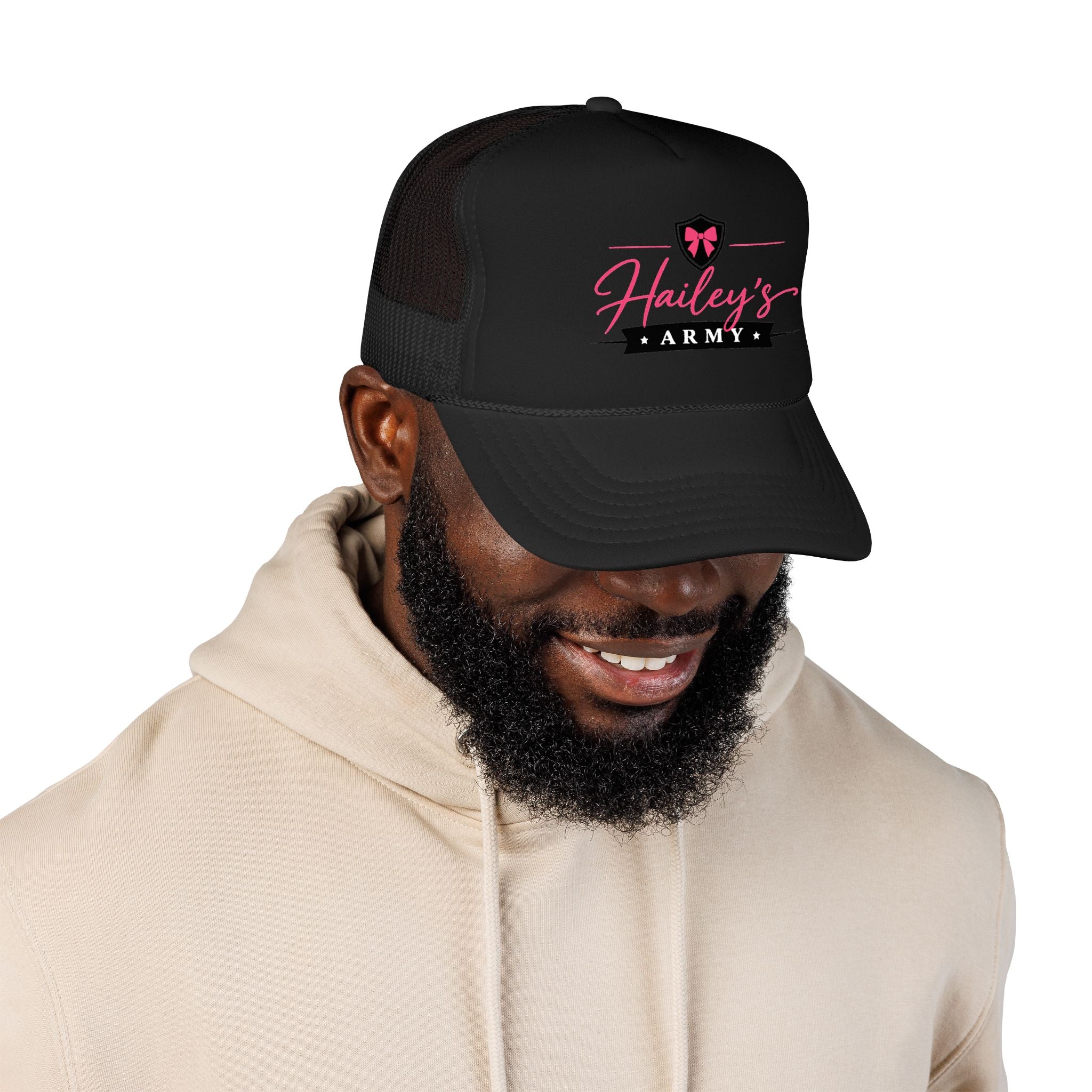 Hailey's Army Trucker Cap