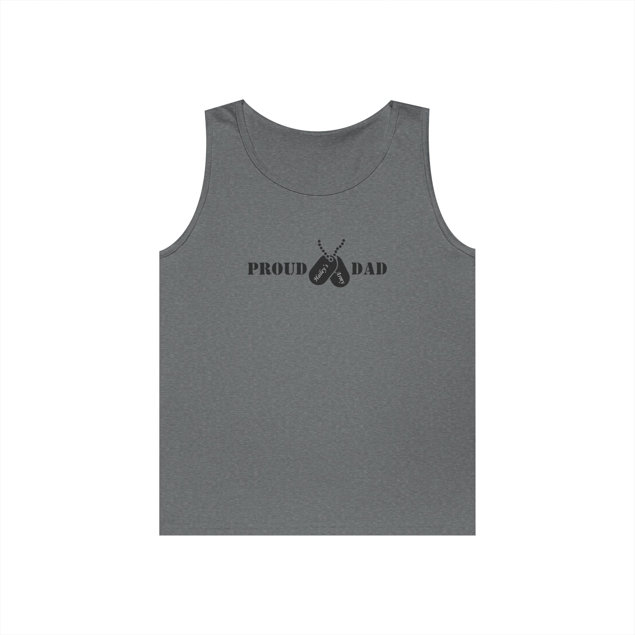 Proud Dad Dog Tag Tank