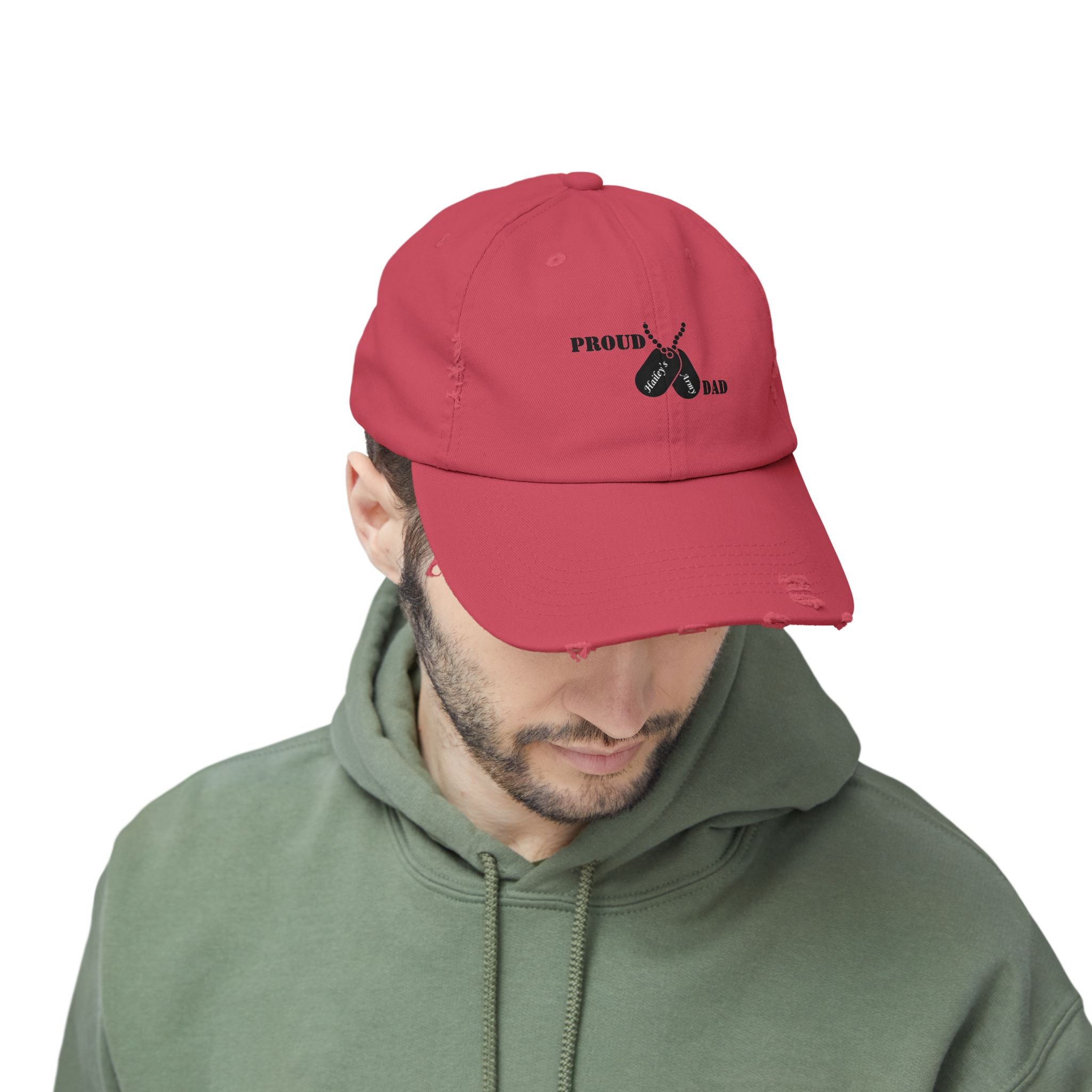 Proud Dad Dog Tag Hat