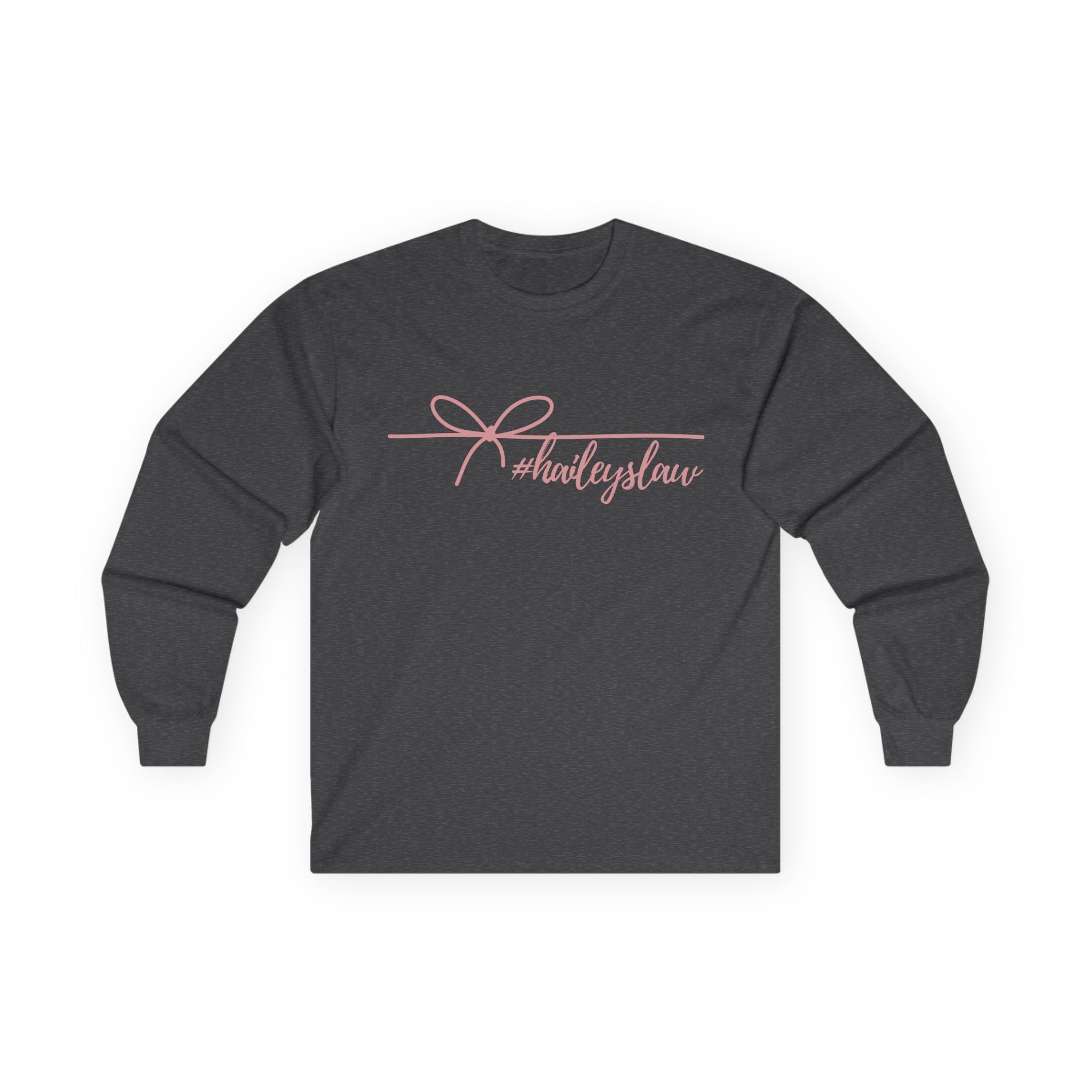Hailey's Law Signature Script Long Sleeve Tee