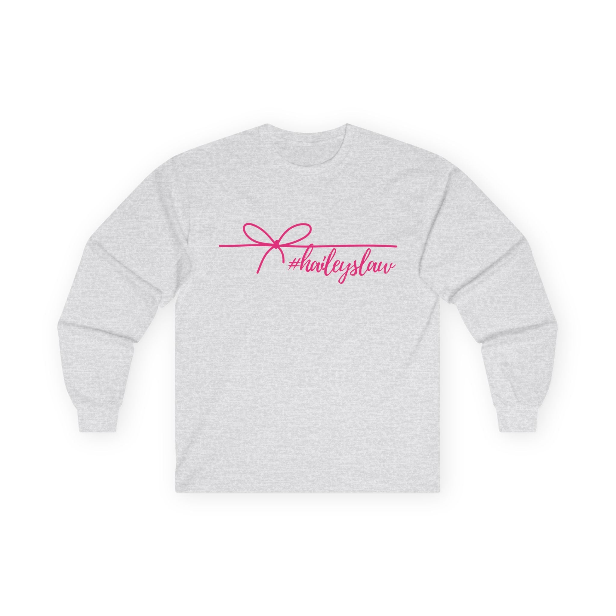 Hailey's Law Signature Script Long Sleeve Tee