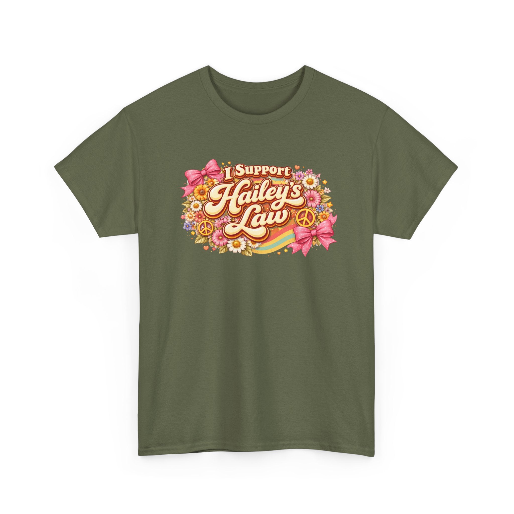 Retro Floral Support Tee