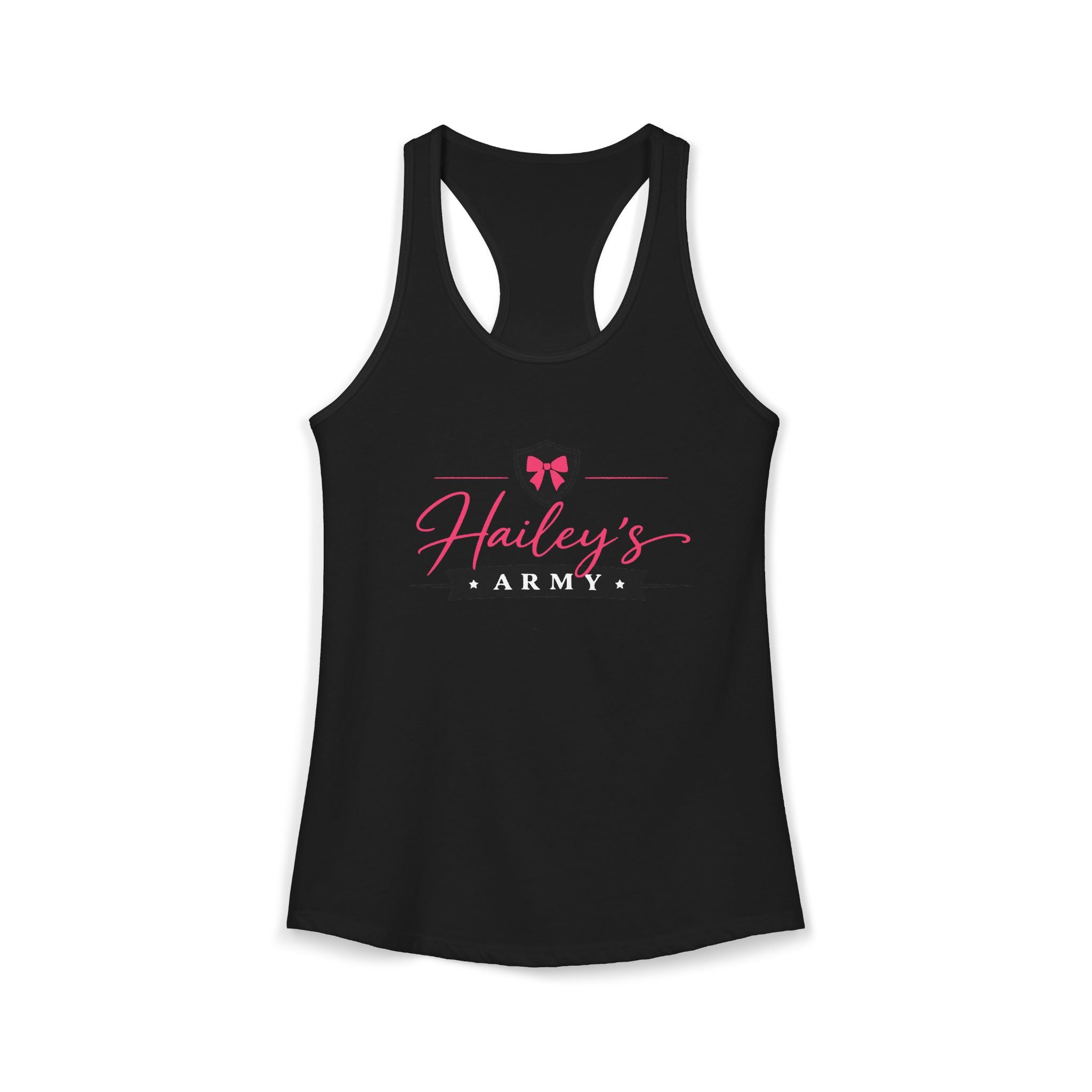 Hailey's Army Logo Racerback Tank
