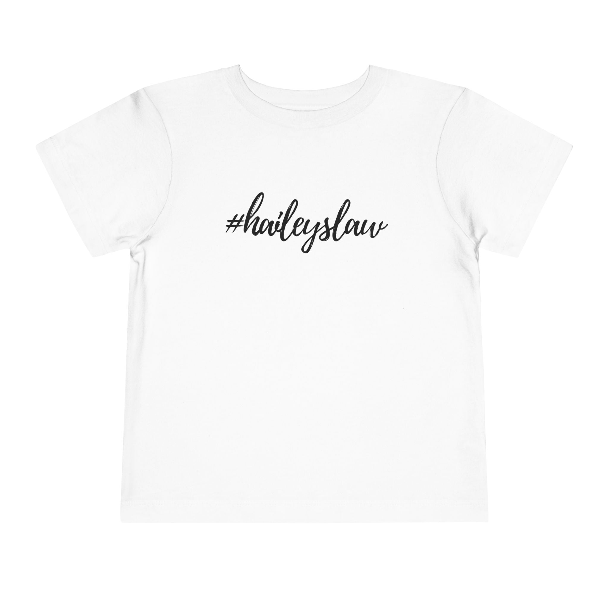 #haileyslaw Hashtag Tee - TODDLER