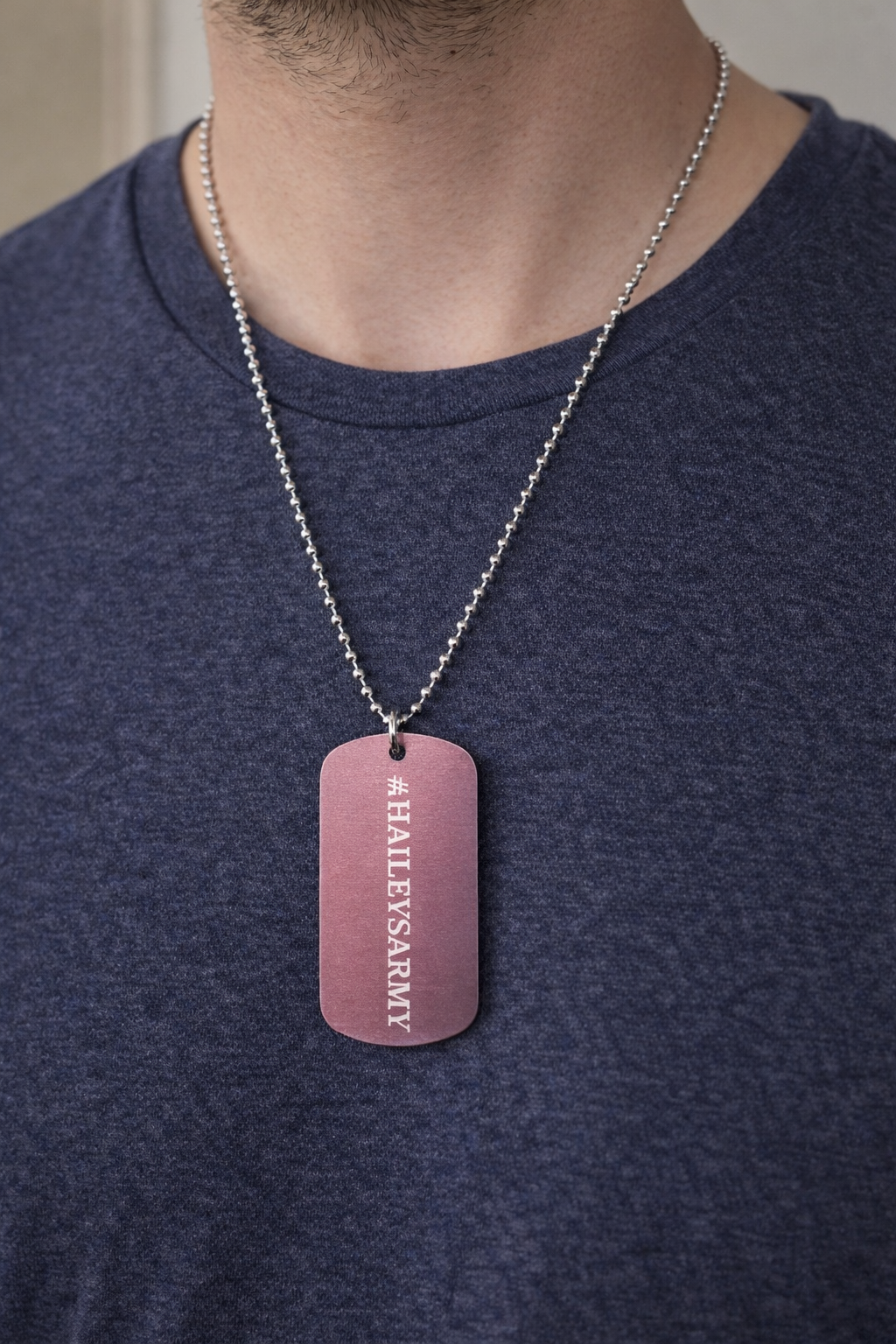 Hailey's Army Dog Tag Necklace