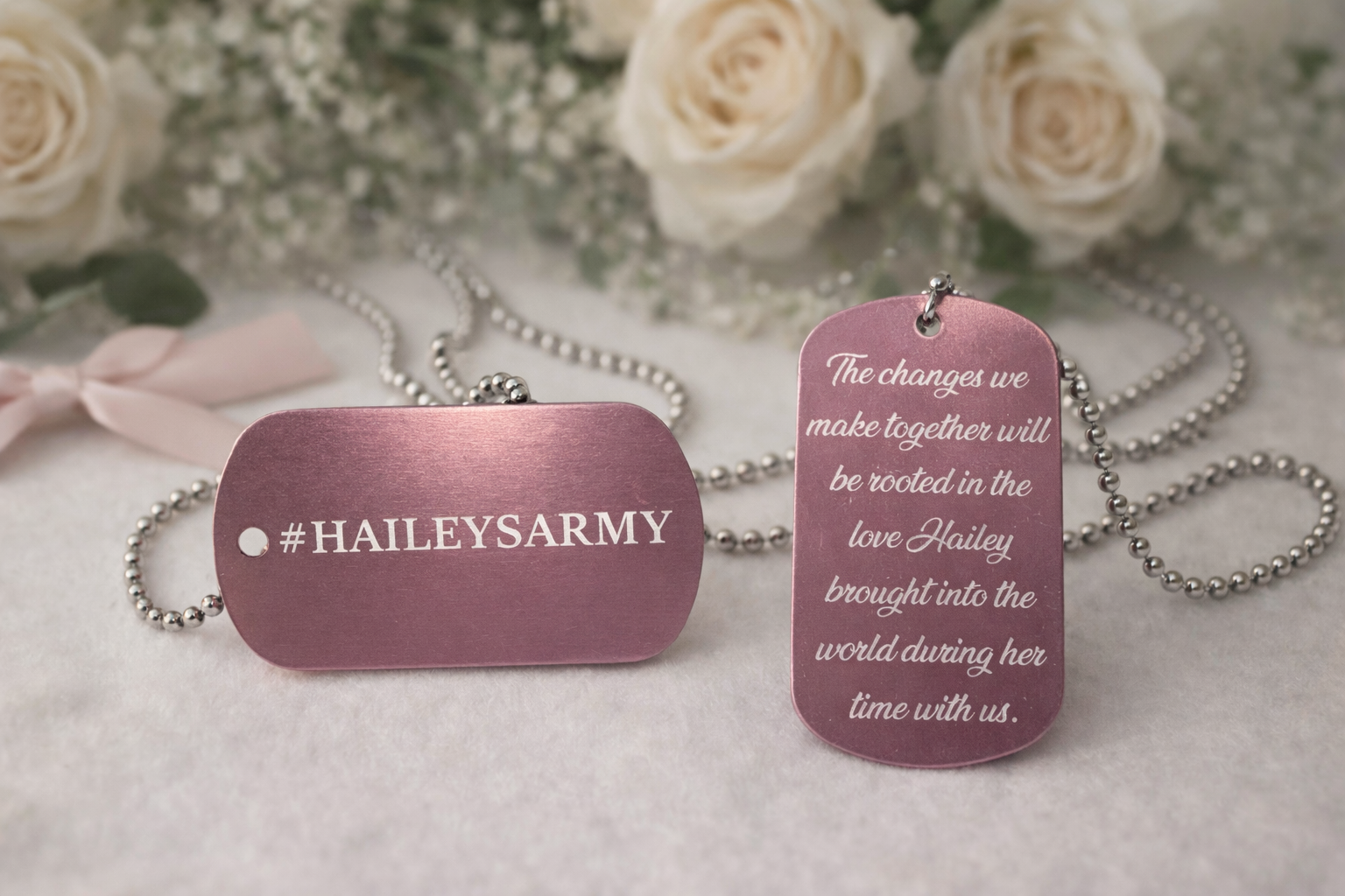 Hailey's Army Dog Tag Necklace